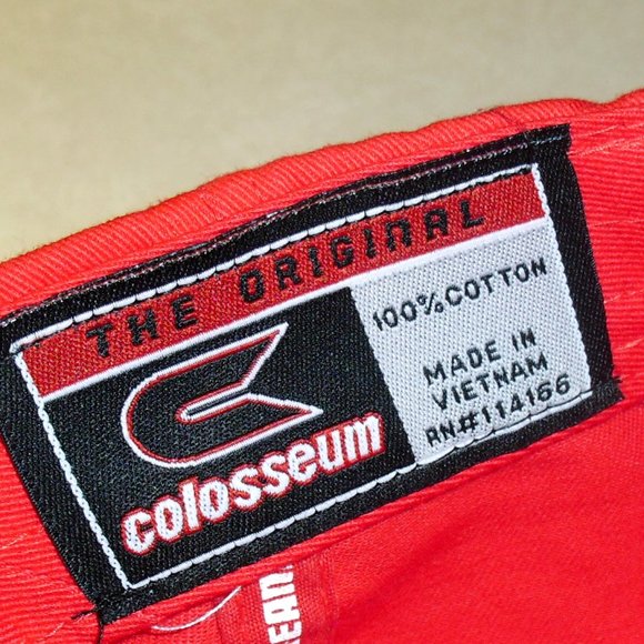 Ohio State Buckeyes Mens Red Adjustable Strapback hat Dad Hat Back Logo New Ncaa - Picture 3 of 4